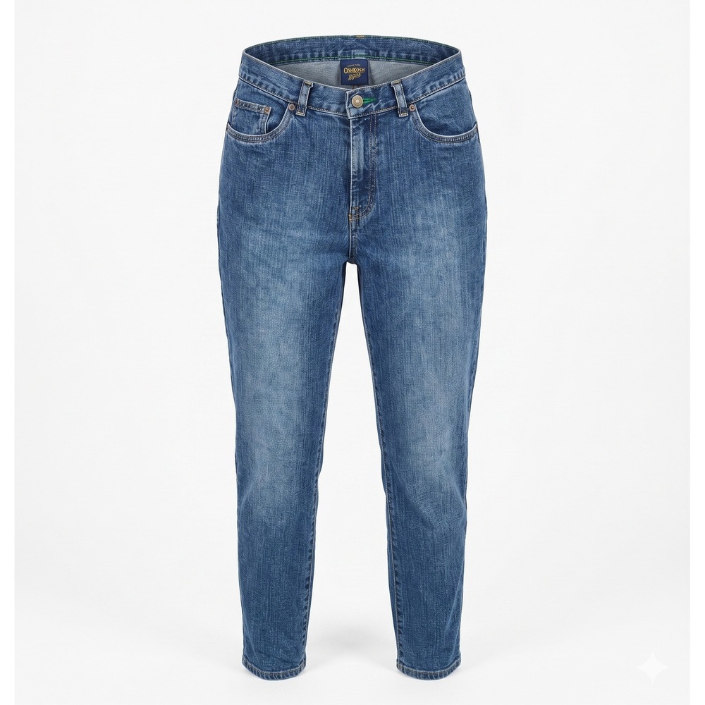 Vintage‎ OshKosh Bgosh High Waisted Straight Leg Jeans 90s Medium Wash Size 8